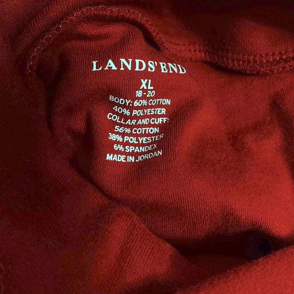 Lands End 3 Cotton Mix Womens XL Turtleneck Tops - Picture 7 of 8
